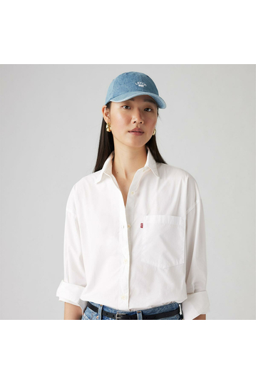 Levi's® Lazy Girl Logo Cap Jeans Blue