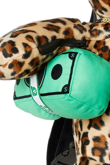 Sprayground Leopard Money Bear Backpack