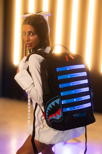 Sprayground Led Stripe Sharks Backpack