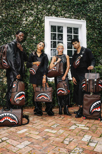 Sprayground Sawtooth Sharks Softshell Carry-on Luggage