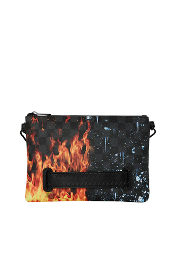 Sprayground Fire & Ice Shark Crossover Clutch