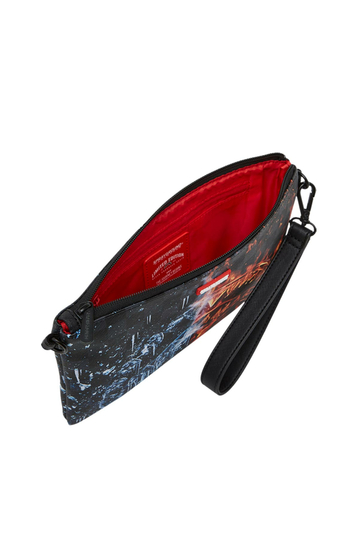 Sprayground Fire & Ice Shark Crossover Clutch