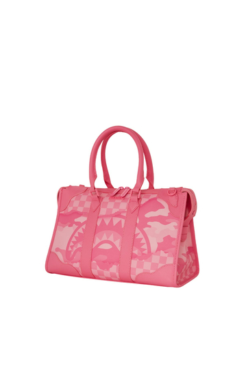 Sprayground Pink 3AM Riptide Mini Pyramid Duffle