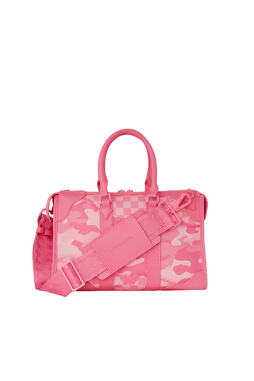 Sprayground Pink 3AM Riptide Mini Pyramid Duffle