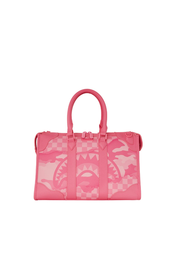 Sprayground Pink 3AM Riptide Mini Pyramid Duffle