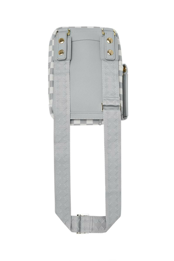 Sprayground Knit Sharks In Paris In Cream Grey OG Sling