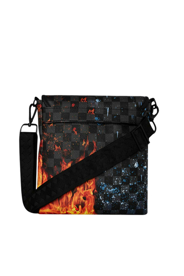 Sprayground Fire & Ice Shark Crossbody Bag