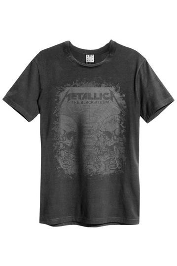 Amplified t-shirt Metallica The black album charcoal