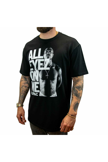Amplified Oversized T-shirt Tupac All Eyes On Me Black