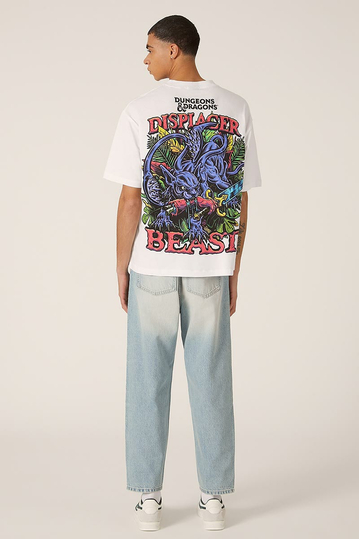 Alcott Boxy Fit T-shirt Dungeons & Dragons White