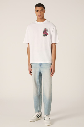 Alcott Boxy Fit T-shirt Dungeons & Dragons White