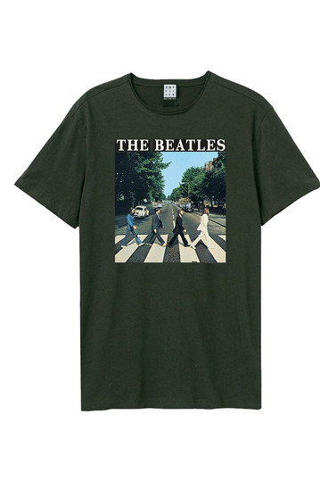Amplified The Beatles Abbey road t-shirt ανθρακί