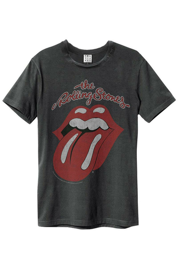 Amplified Rolling Stones vintage tongue t-shirt ανθρακί