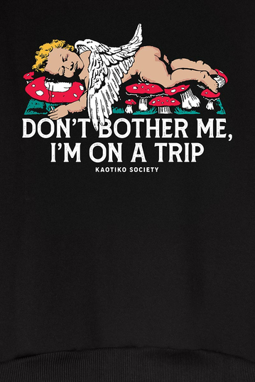 Kaotiko Busy Cupid Sweatshirt Black