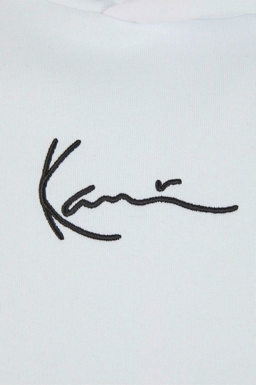 Karl Kani Small Signature Hoodie White