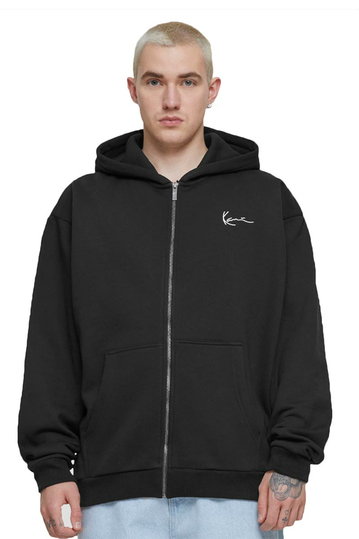 Karl Kani Chest Signature Zip Hoodie Black