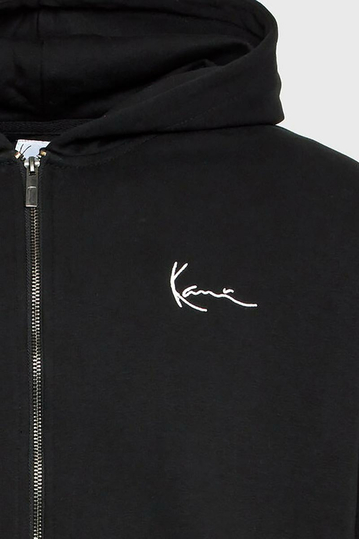 Karl Kani Chest Signature Zip Hoodie Black