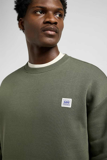 Lee Workwear Relaxed Sweatshirt Oak Moss