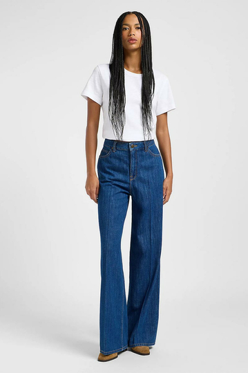 Lee Stella Wide Leg Women's Jeans - Dark Eton