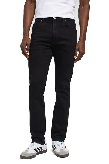 Lee Rider Slim Straight Jeans - Clean Black