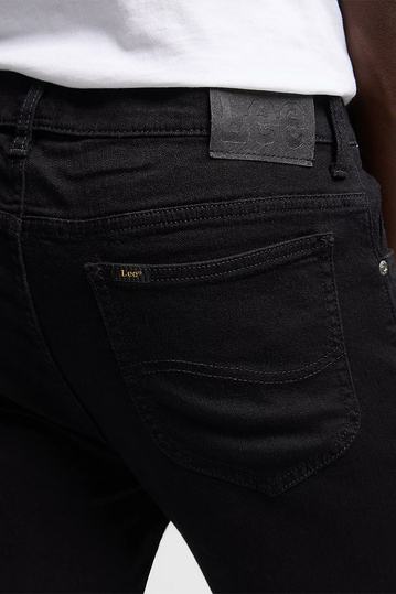 Lee Rider Slim Straight Jeans - Clean Black