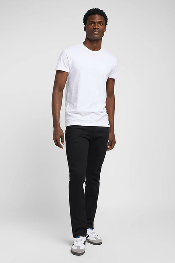 Lee Rider Slim Straight Jeans - Clean Black