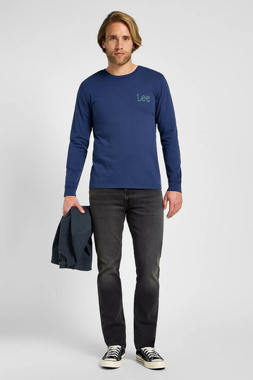 Lee Daren Zip Fly Straight Jeans - Cement