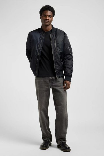 Lee Asher Loose Straight Jeans - Deep Obsidian