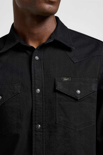 Lee Regular Western Shirt - Black