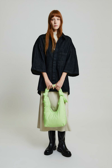 Lefrik Biwa Mini Shoulder Bag Lime