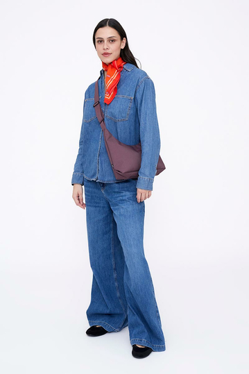 Lefrik Bico Shoulder Bag Maroon