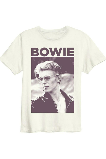 Amplified t-shirt David Bowie Cigarette vintage white