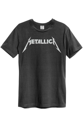 Amplified Metallica Logo t-shirt charcoal