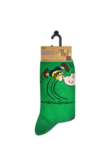 Cool Socks Charlie Brown Football Men's Socks