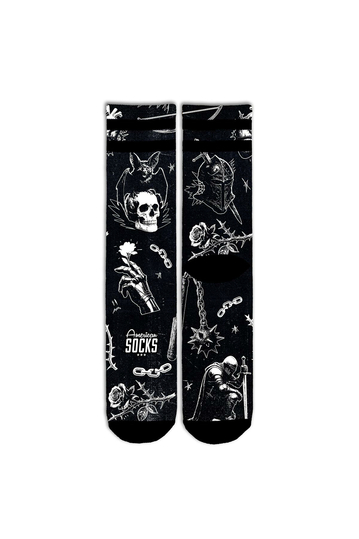 American Socks Mid High Socks Dark Fantasy