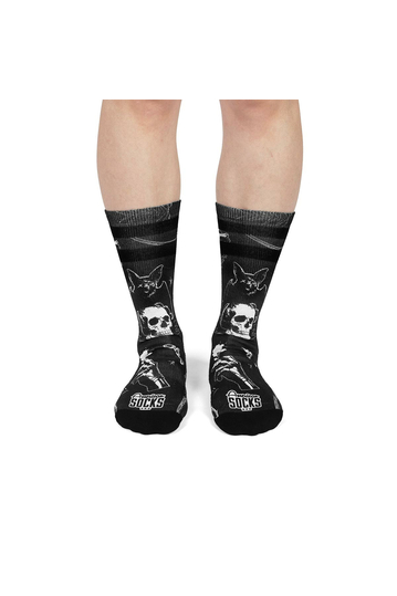American Socks Mid High Socks Dark Fantasy