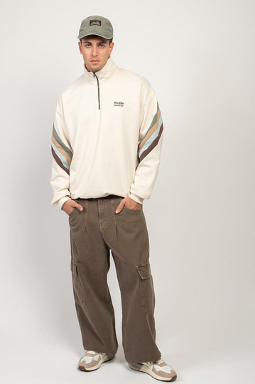 Kaotiko Walker Sweatshirt Kaotiko Society Zipper Bone