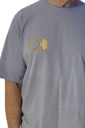 Bigbong Tintin Oversize T-shirt Grey