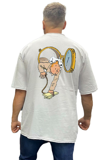 Bigbong Tintin Oversize T-shirt White