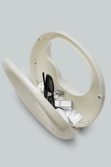 Gaston Luga Billie Bag Pearl White