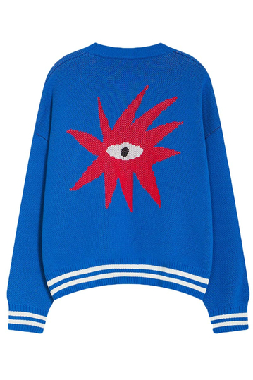 Kaotiko Tricky Love Sweater Royal