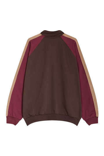 Kaotiko Hudson Polo Sweatshirt Brown