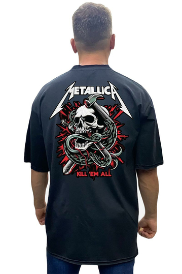 Bigbong Metallica Kill 'Em All Oversize T-shirt Black