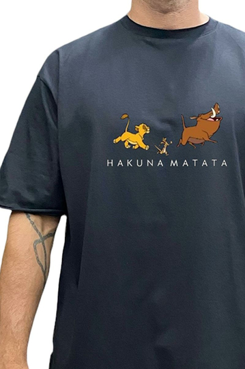 Bigbong Hakuna Matata Oversize T-shirt Black