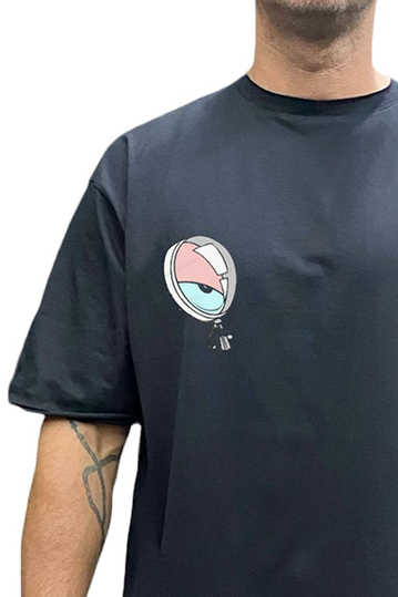 Bigbong Droopy The Dog Detective Oversize T-shirt Black