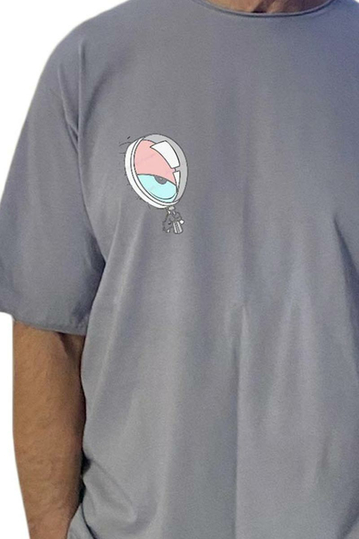 Bigbong Droopy The Dog Detective Oversize T-shirt Grey