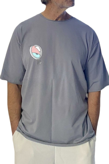 Bigbong Droopy The Dog Detective Oversize T-shirt Grey