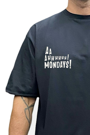 Bigbong AAAH Mondays Oversize T-shirt Black