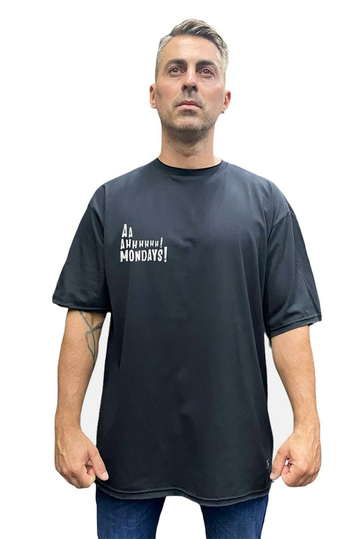 Bigbong AAAH Mondays Oversize T-shirt Black