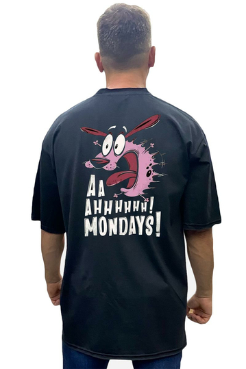 Bigbong AAAH Mondays Oversize T-shirt Black